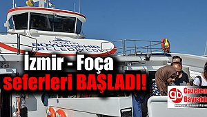 İzmir-Foça gemi seferleri başladı