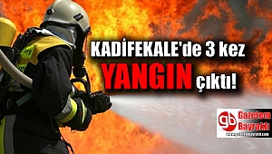 Kadifekale ağaçlandırma sahasında 3 kez yangın çıktı