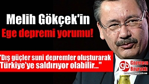Melih Gökçek'in deprem yorumu : Dış güçlerin suni depremi