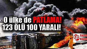 O Ülke de patlama: 123 ölü 100 yaralı
