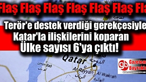 Terör'e destek verdiği gerekçesiyle 6 ülke Katar'la ilişkilerini kopardı