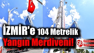 Yine İzmir farkı : 104 metrelik yangın merdiveni