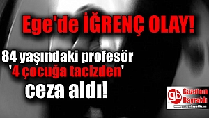 84 yaşındaki profesör '4 çocuğa tacizden' ceza aldı