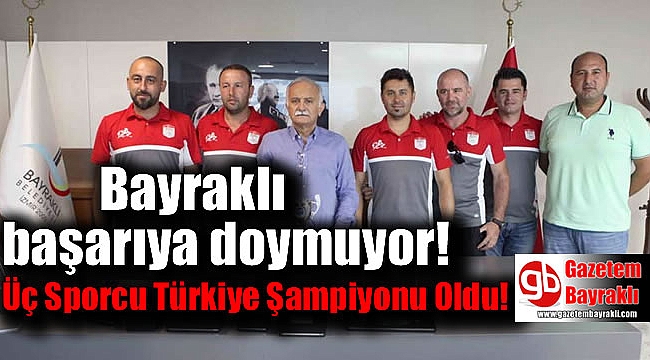 Bayraklı sporda başarıya doymuyor