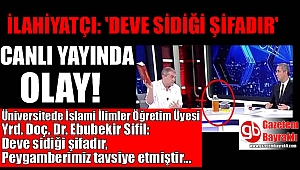 'Deve sidiği şifadır' diyen ilahiyatçı olay oldu