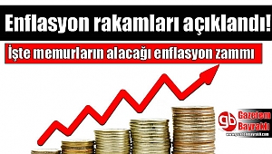Enflasyon rakamları açıklandı