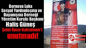 Halis Güneş, Şehit Ömer Halisdemir'i unutmadı