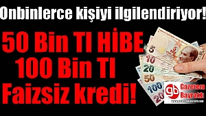 İş yeri açana 50 bin TL hibe, 100 bin TL faizsiz kredi verilecek