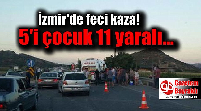 İzmir'de feci kaza