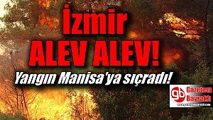İzmir'deki yangın Manisa'ya sıçradı