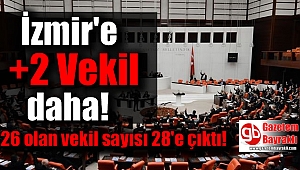 İzmir'in vekil sayısı arttı