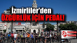 İzmirliler Özgürlük için pedal çevirdi
