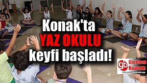Konak'ta yaz okulu keyfi başladı