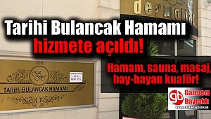 Tarihi Bulancak Hamamı hizmete açıldı