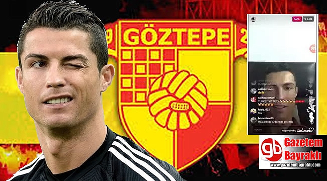 Cristiano Ronaldo’dan Göztepe tezahüratı!