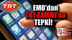 EMO'dan TRT bandrol zammına tepki