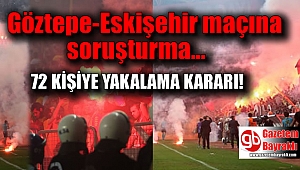 Göztepe - Eskişehirspor maçına soruşturma
