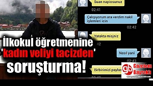 İlkokul öğretmenine 'kadın veliyi tacizden' soruşturma