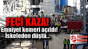 İskeleden düşen işçi yaşamını yitirdi