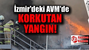 İzmir'de AVM'de yangın