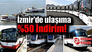 İzmir'de bayrama özel ulaşım indirimi