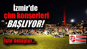 İzmir'de Çim Konserleri başlıyor