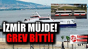 İzmir'de grev bitti