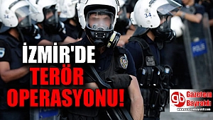 İzmir'de 'terör örgütü propagandasına' gözaltı