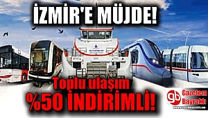 İzmir'de toplu ulaşımda bayram tarifesi