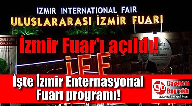 İzmir Enternasyonal Fuarı programı