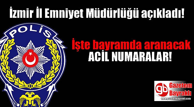 İzmir polisi uyardı