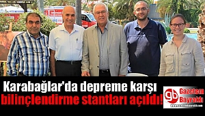 Karabağlar'da depreme karşı bilinçlendirme stantları açıldı