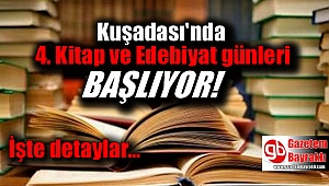 Kuşadası'nda 4. Kitap ve Edebiyat günleri başlıyor