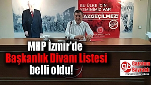MHP İzmir'de Başkanlık Divanı Listesi