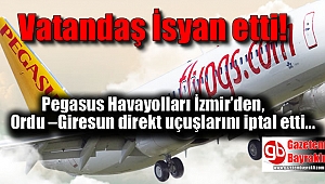 Pegasus İzmir'den direkt uçuşları iptal etti vatandaş isyan etti