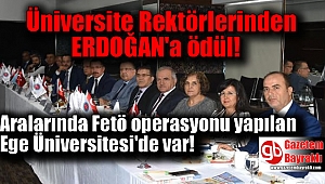 Üniversite Rektörlerinden Erdoğan'a ödül