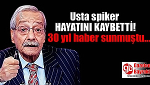 Usta spiker hayatını kaybetti