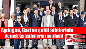 Aydoğan, Gazi ve şehit ailelerinin dernek temsilcilerini ağırladı