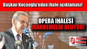 Aziz Kocaoğlu'ndan ihale açıklaması