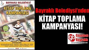 Bayraklı Belediyesi kitap toplama kampanyası başlattı