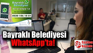 Bayraklı Belediyesi WhatsApp'ta