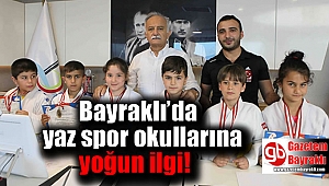 Bayraklı'da yaz spor okullarına yoğun ilgi