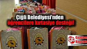 Çiğli Belediyesi'nden öğrencilere kırtasiye desteği
