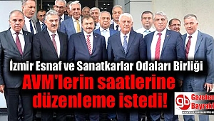 İESOB , İzmir'deki AVM'lerin saatlerine düzenleme istedi