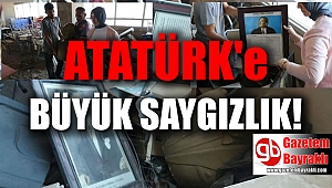 İzmir'de Atatürk'e saygısızlık