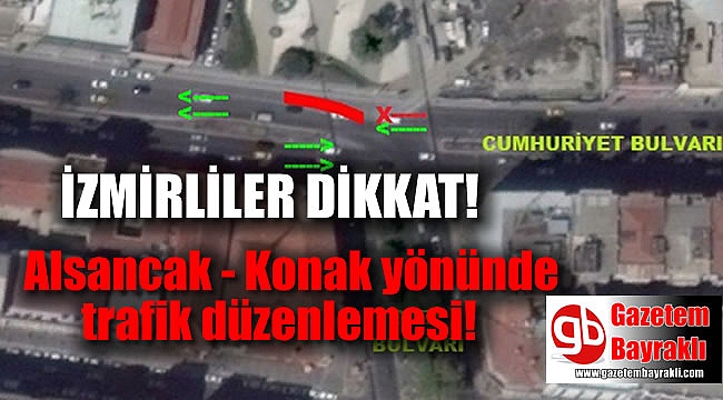İzmir'de trafik düzenlemesi