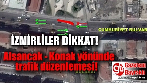 İzmir'de trafik düzenlemesi