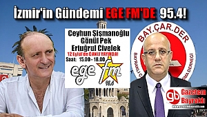 İzmir gündemi 12 Eylül'de EGE FM'de konuşulacak!