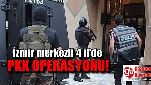 İzmir merkezli 4 il'de pkk operasyonu