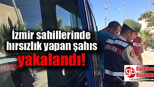 İzmir sahillerinde araç hırsızlığı yapan şahıs yakalandı